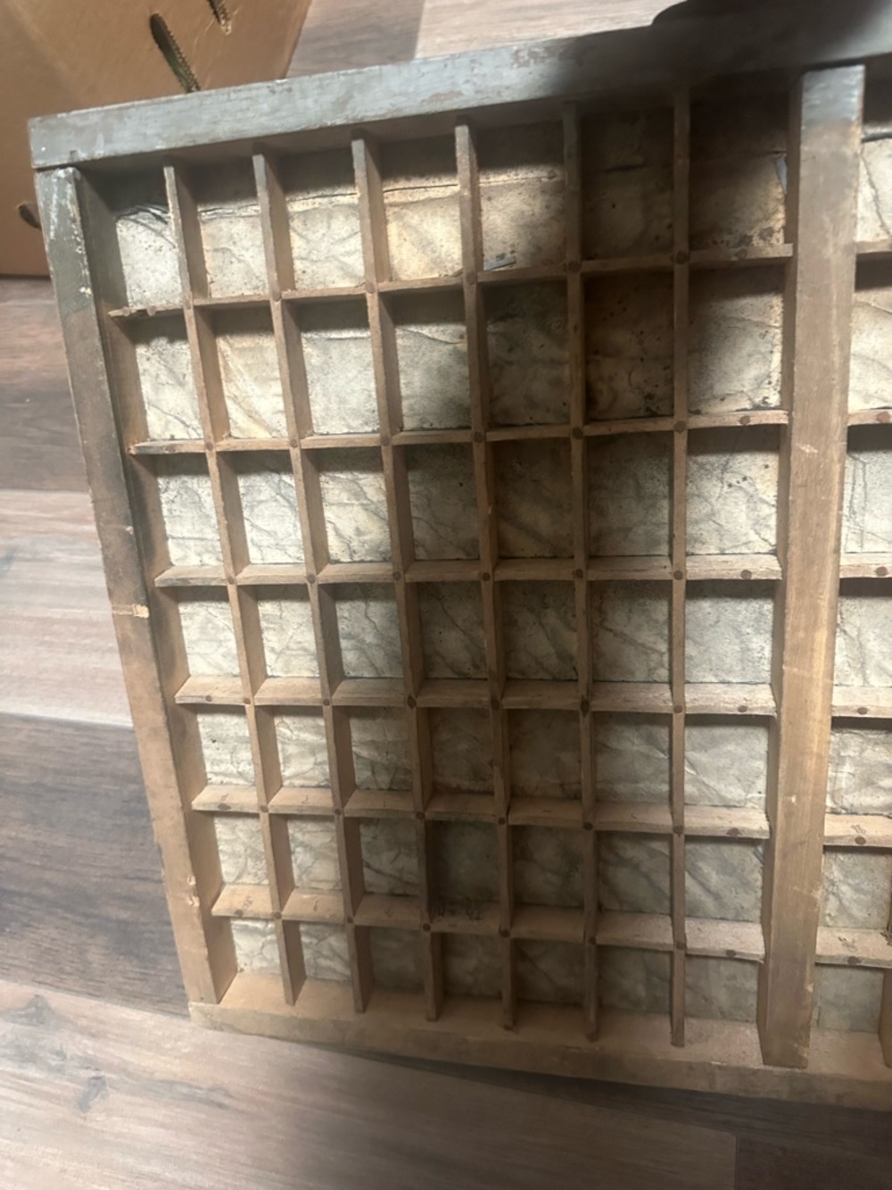 Antique printer tray for minis - Picture 3 of 6